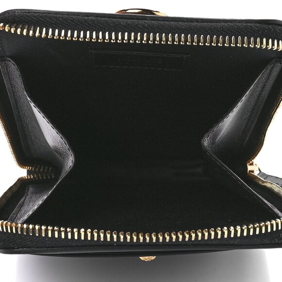 Versace Calfskin La Medusa Zip Around Lanyard Pouch - Picture 3 of 13